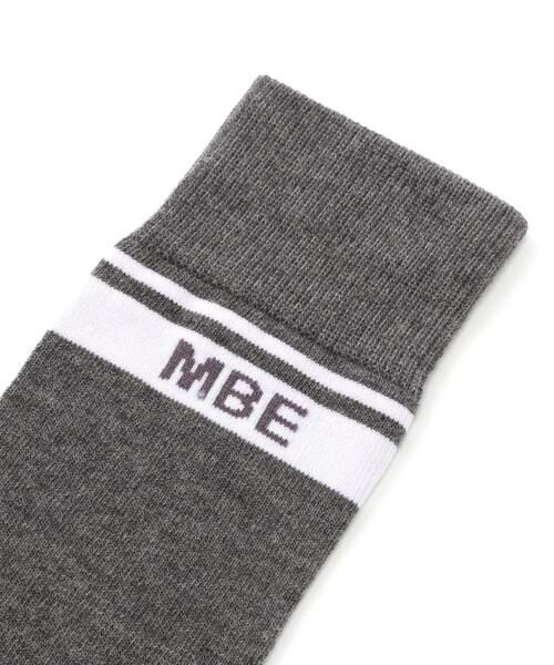 MASTER BUNNY EDITION（マスターバニーエディション）の「【MASTER BUNNY EDITION】ヒールホールドラインニーハイソックス (LADIES)（ソックス/靴下・レディース・ブラック/グレー・FREE）」の8枚目の写真