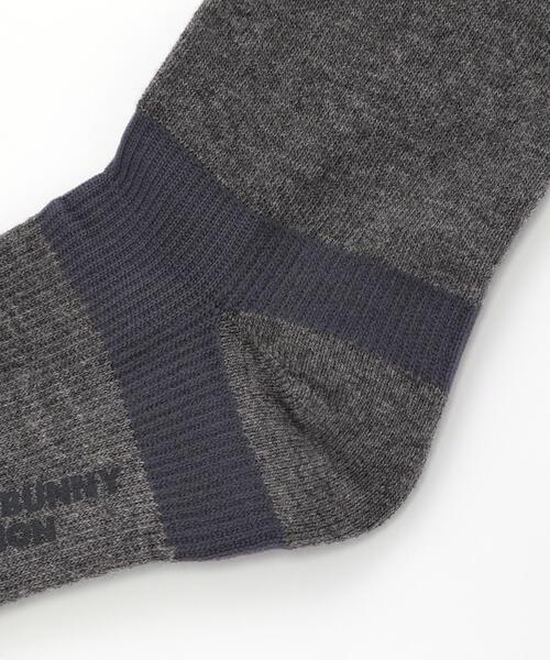MASTER BUNNY EDITION（マスターバニーエディション）の「【MASTER BUNNY EDITION】ヒールホールドラインニーハイソックス (LADIES)（ソックス/靴下・レディース・ブラック/グレー・FREE）」の7枚目の写真