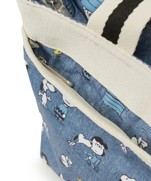 LeSportsac(レスポートサック)の「SMALL BUCKET TOTE ピーナッツハッピーパルズ(トートバッグ・レディース・ブルー・FREE)」の8枚目の写真