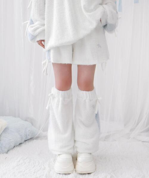 Whinny(ホワイニー)の「Whinny/《セットアップ可能♪》ゆるもちリボンプリンセス(その他パンツ・レディース・ホワイト/サックスブルー/ブラック・FREE)」の5枚目の写真