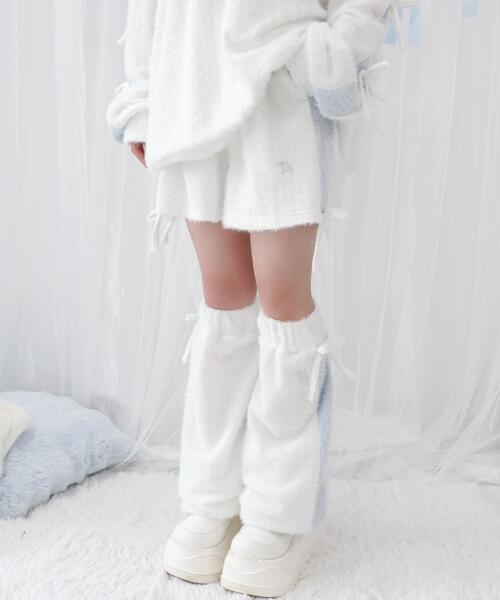Whinny(ホワイニー)の「Whinny/《セットアップ可能♪》ゆるもちリボンプリンセス(その他パンツ・レディース・ホワイト/サックスブルー/ブラック・FREE)」の6枚目の写真