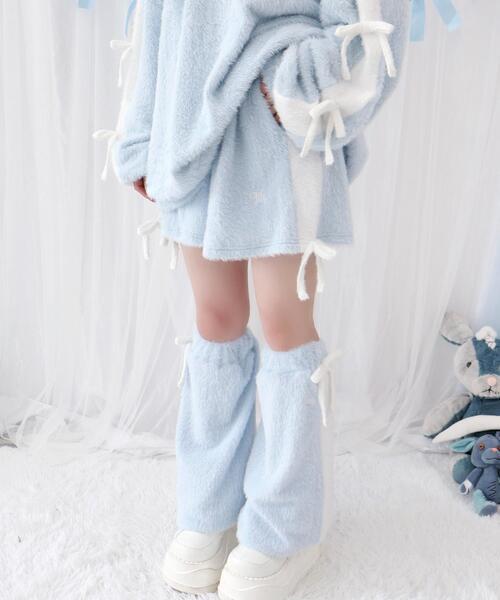 Whinny(ホワイニー)の「Whinny/《セットアップ可能♪》ゆるもちリボンプリンセス(その他パンツ・レディース・ホワイト/サックスブルー/ブラック・FREE)」の10枚目の写真