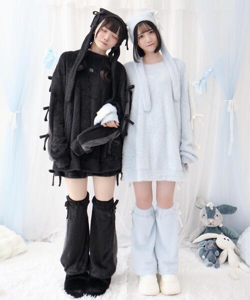 Whinny(ホワイニー)の「Whinny/《セットアップ可能♪》ゆるもちリボンプリンセス(その他パンツ・レディース・ホワイト/サックスブルー/ブラック・FREE)」の17枚目の写真