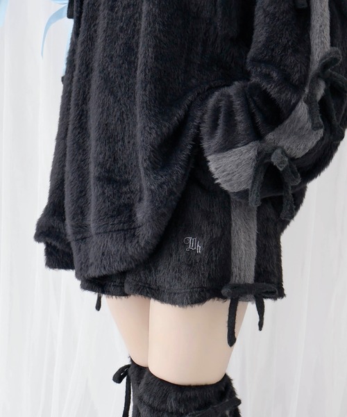 Whinny(ホワイニー)の「Whinny/《セットアップ可能♪》ゆるもちリボンプリンセス(その他パンツ・レディース・ホワイト/サックスブルー/ブラック・FREE)」の2枚目の写真