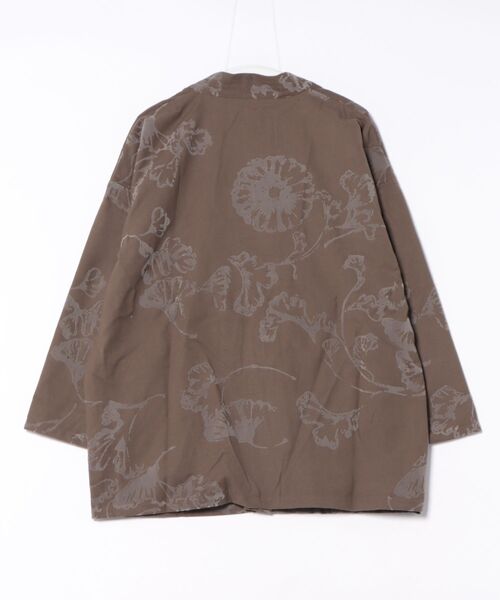 カヤ（カヤ）の「【カヤ】霞葉紋メンズ羽織（カーディガン/ボレロ・メンズ・ネイビー/スミクロ/ブラウン・FREE）」の9枚目の写真