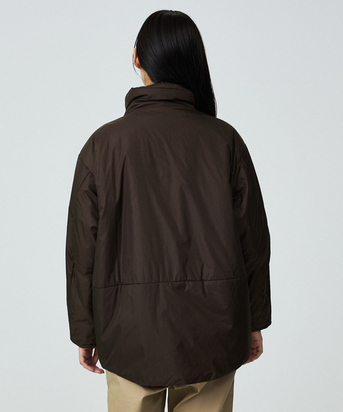 Rouge vif la cle(ルージュヴィフラクレ)の「【Le Melange/ル・メランジュ】モンスターパーカー / スタンドカラーコクーンコート / 中綿ジャケット(ダウンジャケット/コート・レディース・ブラウン/ブラック・フリー)」の14枚目の写真