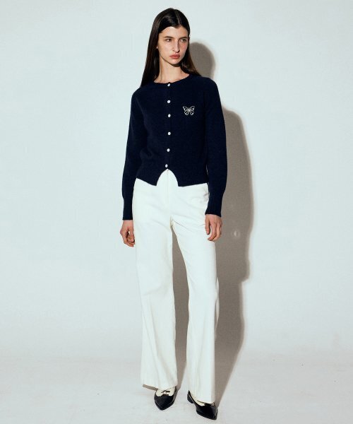 NICK&NICOLE（ニックアンドニコール）の「FRENCH BOOTS CUT PANTS_IVORY（その他パンツ・レディース・その他・LARGE/MEDIUM/SMALL）」の5枚目の写真