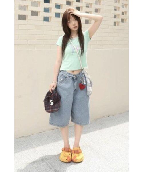 WKNDRS（ウィーキャンドース）の「ISCREAM DENIM SHORTS (L.DENIM)（その他パンツ・レディース・その他・SMALL/MEDIUM/LARGE/X-LARGE）」の15枚目の写真
