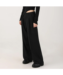 Smart Tuck Slacks BLACK