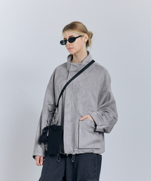 STANDARDERROR（スタンダードエラー）の「87-STAN015 フィールドポケットスエードジャケット グレー（ミリタリージャケット）」