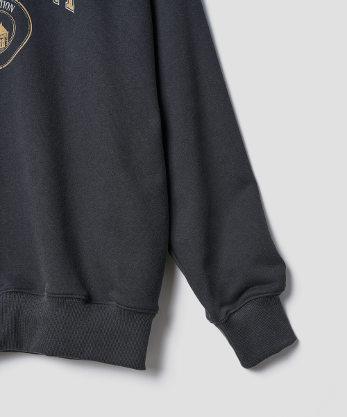TTUDEMENT(トュードメント)の「VINTAGE OVERFIT GRAPHIC SWEATSHIRT_CHARCOAL(スウェット・レディース・その他・FREE)」の5枚目の写真