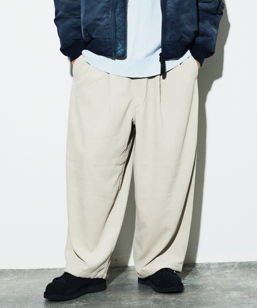 JOURNAL STANDARD J.S HOMESTEAD(ジャーナルスタンダードホームステッド)の「J.S.Homestead / コーデュロイ エア クルー パンツ(その他パンツ・メンズ・ブラウン/チャコールグレー/アイボリー/ブラック・MEDIUM/LARGE)」の19枚目の写真