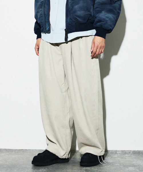 JOURNAL STANDARD J.S HOMESTEAD(ジャーナルスタンダードホームステッド)の「J.S.Homestead / コーデュロイ エア クルー パンツ(その他パンツ・メンズ・ブラウン/チャコールグレー/アイボリー/ブラック・MEDIUM/LARGE)」の20枚目の写真
