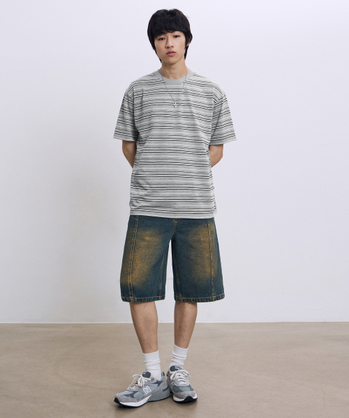 F.ILLUMINATE(フィルミネイト)の「フラップポケットデニムショーツ-サンドブルー(その他パンツ・レディース・その他・SMALL/MEDIUM/LARGE)」の7枚目の写真