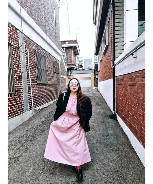 MUSINSA STANDARD WOMAN（ムシンサスタンダードウーマン）の「レディースオーバーサイズショルダーオーバーサイズブレザー[ブラック]（テーラードジャケット・レディース・その他・X-SMALL/SMALL/MEDIUM/LARGE）」の18枚目の写真