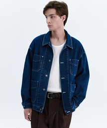 TRIP LE SENS（トリップ ル センス）の「オーバーサイズデニムワークジャケット_ミッドデニム（デニムジャケット）」