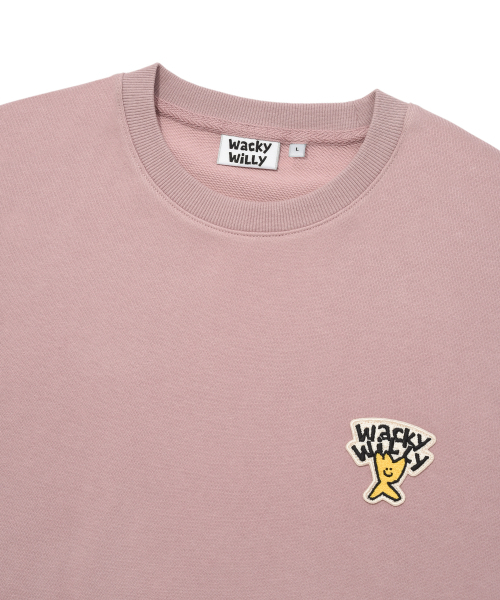 Wacky WiLLy(ワッキーウィリー)の「ベーシックロゴワッペンスウェットピンク(スウェット・レディース・その他・SMALL/MEDIUM/LARGE/X-LARGE/X-SMALL)」の4枚目の写真