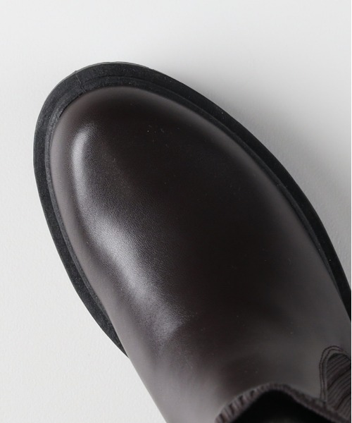 Right-on(ライトオン)の「【HONEYSUCKLE ROSE】サイドゴアミドルブーツ ニット素材 ボリュームソール おしゃれ(ブーツ・レディース・ブラック/ブラウン・M/L)」の8枚目の写真