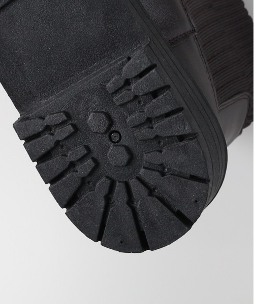 Right-on(ライトオン)の「【HONEYSUCKLE ROSE】サイドゴアミドルブーツ ニット素材 ボリュームソール おしゃれ(ブーツ・レディース・ブラック/ブラウン・M/L)」の11枚目の写真