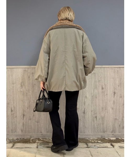 Right-on(ライトオン)の「【HONEYSUCKLE ROSE】サイドゴアミドルブーツ ニット素材 ボリュームソール おしゃれ(ブーツ・レディース・ブラック/ブラウン・M/L)」の15枚目の写真