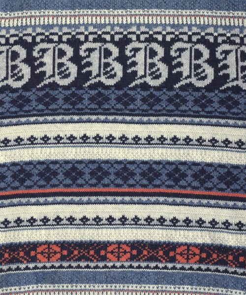 3Dジャガード クラシック フェアアイル ウールニット（ニット/セーター