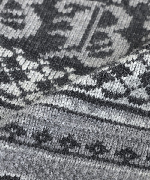 3Dジャガード クラシック フェアアイル ウールニット（ニット/セーター