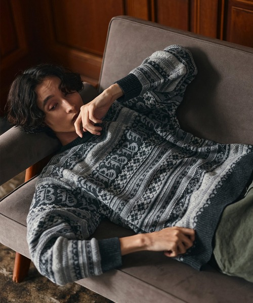 Bleme（ブレム）の「3Dジャガード クラシック フェアアイル ウール