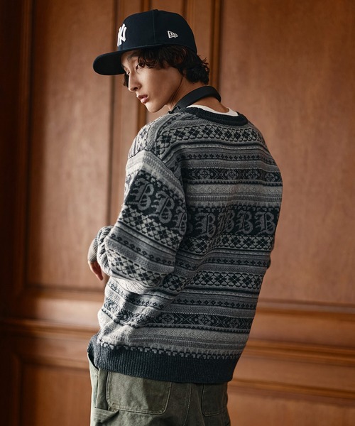 Bleme（ブレム）の「3Dジャガード クラシック フェアアイル ウール