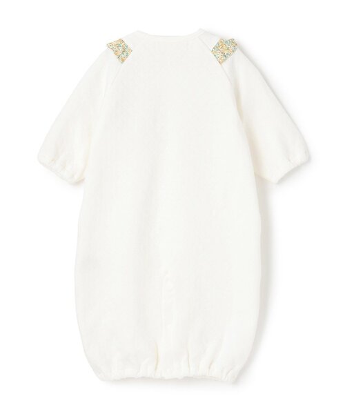 Sophie la girafe（ソフィーラジラフ）の「小花柄2WAYオール【日本製】（ロンパース・キッズ・オフホワイト/ピンク・50-70cm）」の7枚目の写真