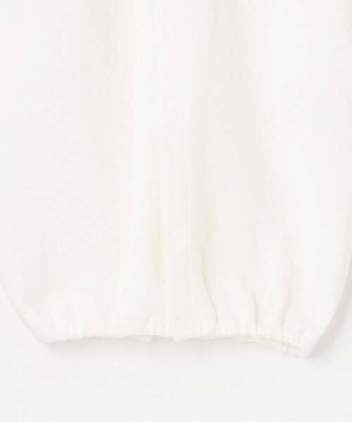 Sophie la girafe（ソフィーラジラフ）の「小花柄2WAYオール【日本製】（ロンパース・キッズ・オフホワイト/ピンク・50-70cm）」の4枚目の写真