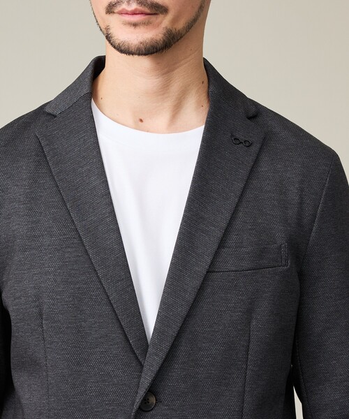 ABAHOUSE GRAY(アバハウスグレイ)の「【セットアップ対応】プレミアム ポンチジャケット(テーラードジャケット・メンズ・チャコールグレー/ブラウン/ネイビー・44/46/48/50)」の7枚目の写真