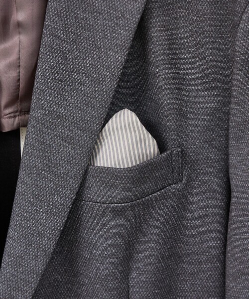 ABAHOUSE GRAY(アバハウスグレイ)の「【セットアップ対応】プレミアム ポンチジャケット(テーラードジャケット・メンズ・チャコールグレー/ブラウン/ネイビー・44/46/48/50)」の12枚目の写真