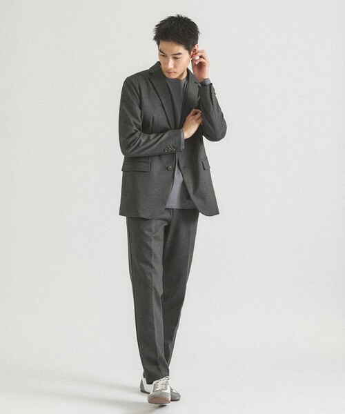 ABAHOUSE GRAY(アバハウスグレイ)の「【セットアップ対応】プレミアム ポンチジャケット(テーラードジャケット・メンズ・チャコールグレー/ブラウン/ネイビー・44/46/48/50)」の20枚目の写真