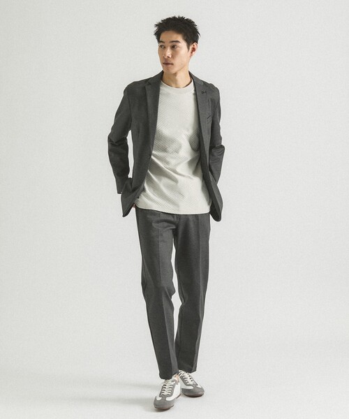 ABAHOUSE GRAY(アバハウスグレイ)の「【セットアップ対応】プレミアム ポンチジャケット(テーラードジャケット・メンズ・チャコールグレー/ブラウン/ネイビー・44/46/48/50)」の21枚目の写真