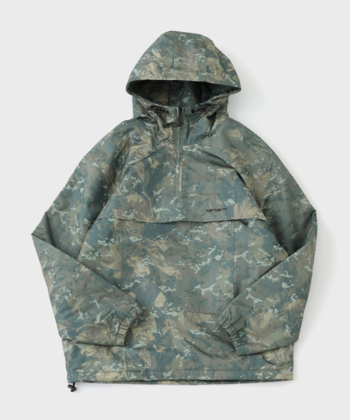 Carhartt WIP(カーハートダブリューアイピー)の「CARHARTT WIP / カーハート ダブリューアイピー WINDBREAKER PULLOVER camo(ブルゾン・メンズ・カーキ・MEDIUM/LARGE)」の1枚目の写真