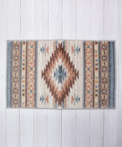 one'sterrace（ワンズテラス）の「ルビス フロアーマット（ラグ/マット・レディース・グレー系4/レッド系9・99）」の2枚目の写真