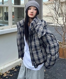 ダウンジャケット/コート（ブルー・ネイビー/青色系・プルオーバー