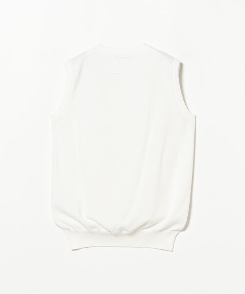 Demi-Luxe BEAMS(デミルクス ビームス)の「SLOANE / 18ゲージ 天竺 クルーネック ノースリーブ ニット(ニット/セーター・レディース・ホワイト/ベージュ・2)」の14枚目の写真