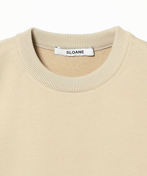 Demi-Luxe BEAMS(デミルクス ビームス)の「SLOANE / 18ゲージ 天竺 クルーネック ノースリーブ ニット(ニット/セーター・レディース・ホワイト/ベージュ・2)」の17枚目の写真