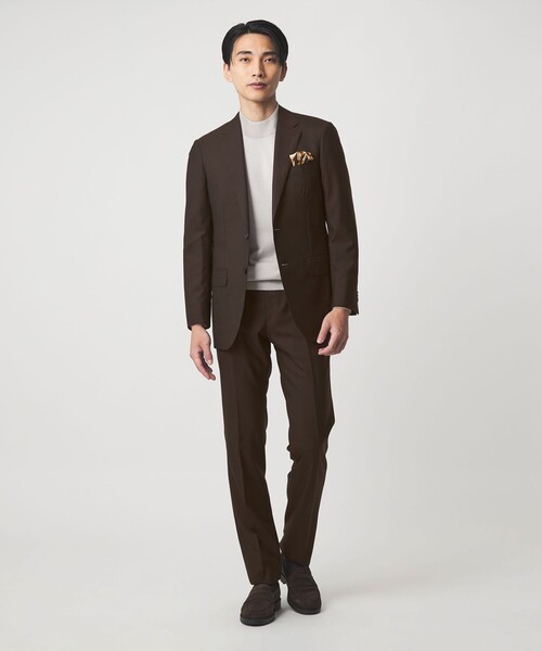 green label relaxing(グリーンレーベルリラクシング)の「REDA トロピカル 無地 2B RV スーツジャケット(スーツジャケット・メンズ・ネイビー/ダークグレー/ダークブラウン/ダークグリーン/ブラック・52/50/48/46/44/42)」の22枚目の写真