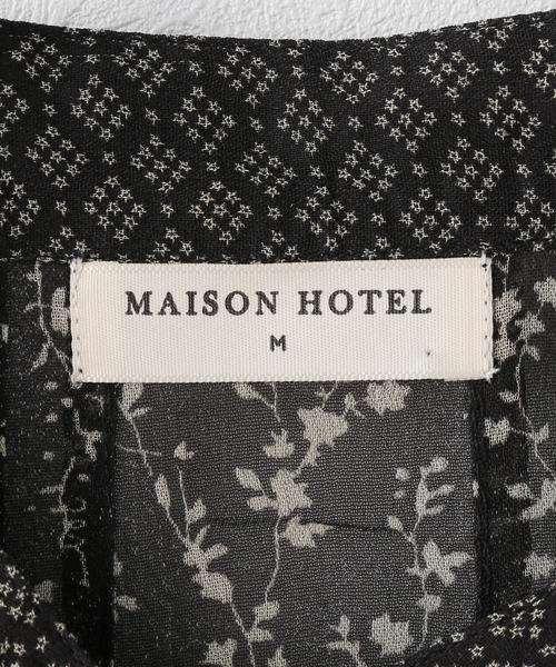 セール】【MAISON HOTEL】 CATALINA BLOUSE（シャツ/ブラウス