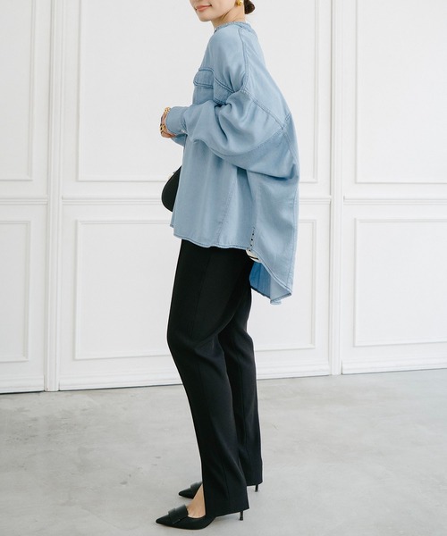 デニムドルマンオーバーシャツジャケット Emma Taylor│STYLEDOOR