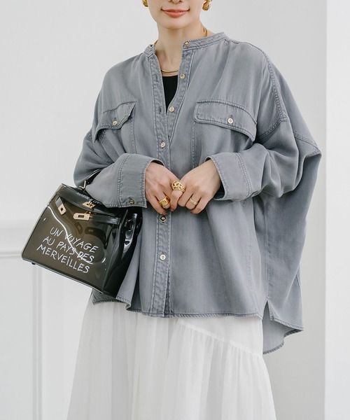 デニムドルマンオーバーシャツジャケット Emma Taylor│STYLEDOOR