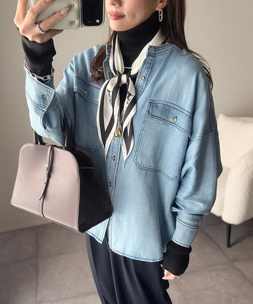 デニムドルマンオーバーシャツジャケット Emma Taylor│STYLEDOOR