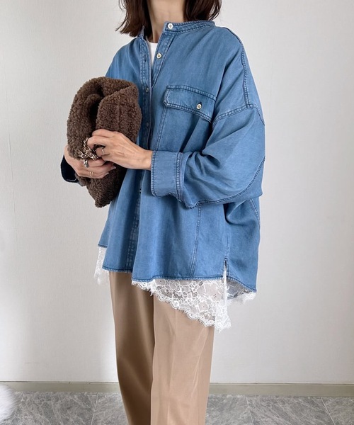 デニムドルマンオーバーシャツジャケット Emma Taylor│STYLEDOOR