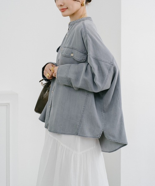 デニムドルマンオーバーシャツジャケット Emma Taylor│STYLEDOOR