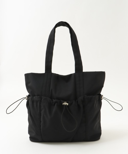 Cepica（セピカ）の「ギャザーポケットナイロントート（トートバッグ・レディース・アイボリー/ブラック・FREE）」の8枚目の写真