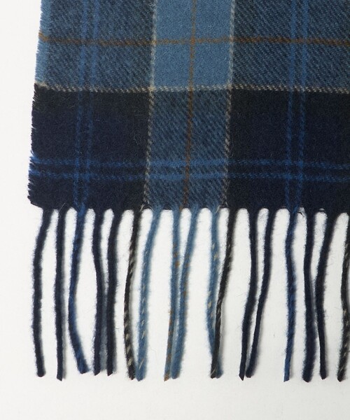 Barbour（バブアー）の「＜Barbour＞タータンチェック マフラー（マフラー・メンズ・ライトグレー/レッド/ダークブラウン/ベージュ/ロイヤルブルー/ネイビー/ケリーグリーン/ダークグリーン/オリーブ・FREE）」の14枚目の写真