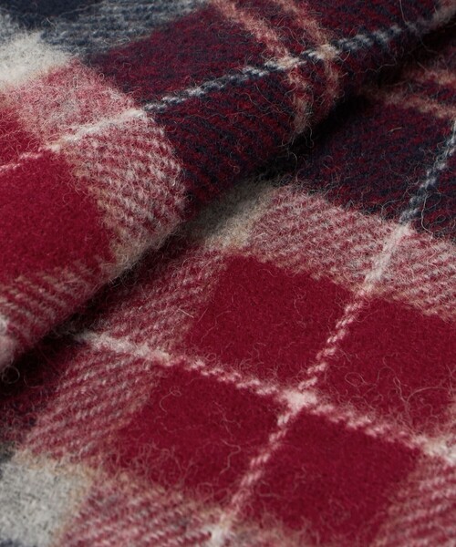 Barbour（バブアー）の「＜Barbour＞タータンチェック マフラー（マフラー・メンズ・ライトグレー/レッド/ダークブラウン/ベージュ/ロイヤルブルー/ネイビー/ケリーグリーン/ダークグリーン/オリーブ・FREE）」の17枚目の写真