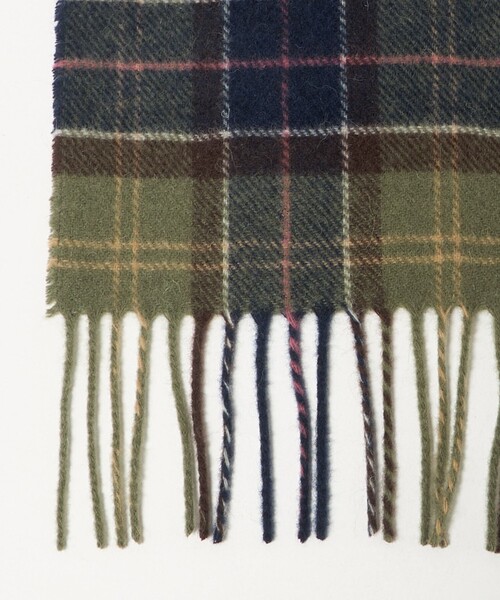 Barbour（バブアー）の「＜Barbour＞タータンチェック マフラー（マフラー・メンズ・ライトグレー/レッド/ダークブラウン/ベージュ/ロイヤルブルー/ネイビー/ケリーグリーン/ダークグリーン/オリーブ・FREE）」の20枚目の写真